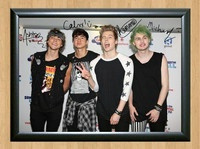 5 Seconds of Summer Michael Clifford Irwin Signed Autographed Photo Poster painting Poster Print Memorabilia A2 Size 16.5x23.4