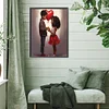 Diamond Painting -5D Full Square Drill Valentines Day Couple(35x45cm)