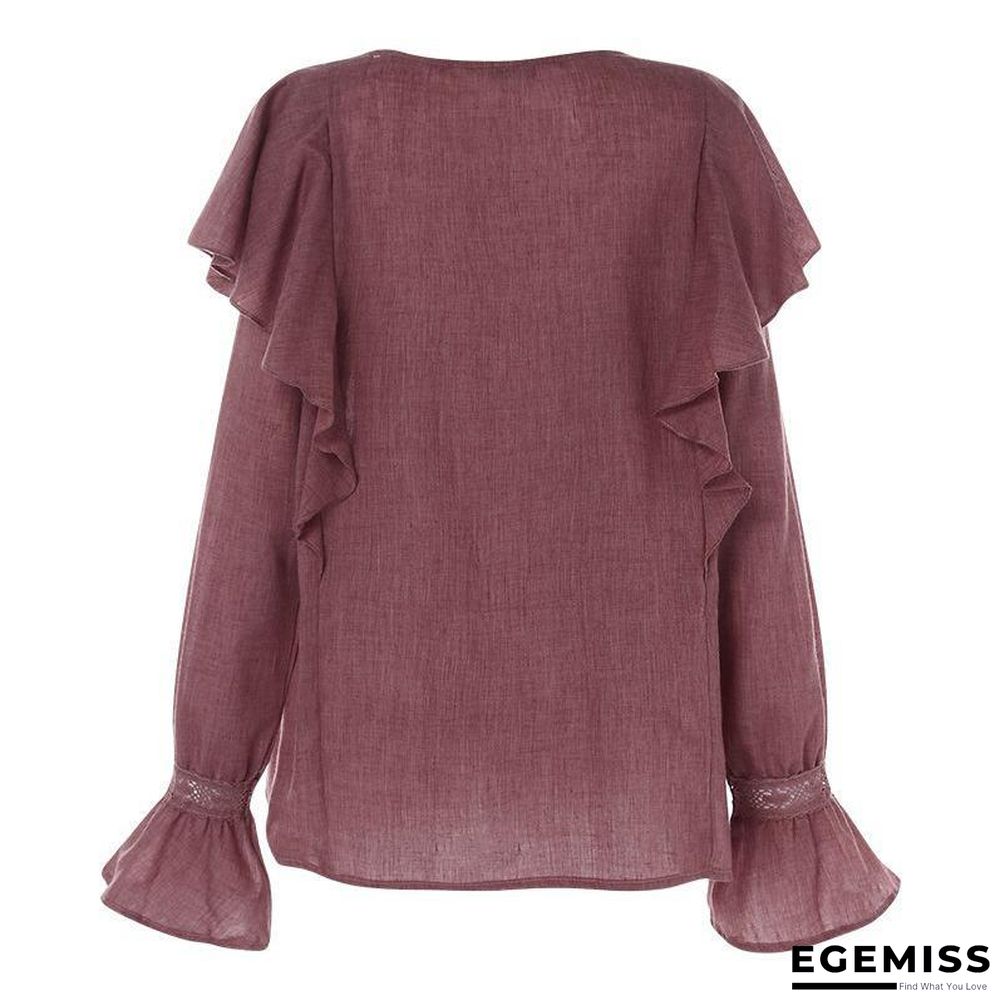 Plus Size White Cotton Tunic Beach Thin Bell Sleeve Casual Loose Oversized Blouse Tops | EGEMISS