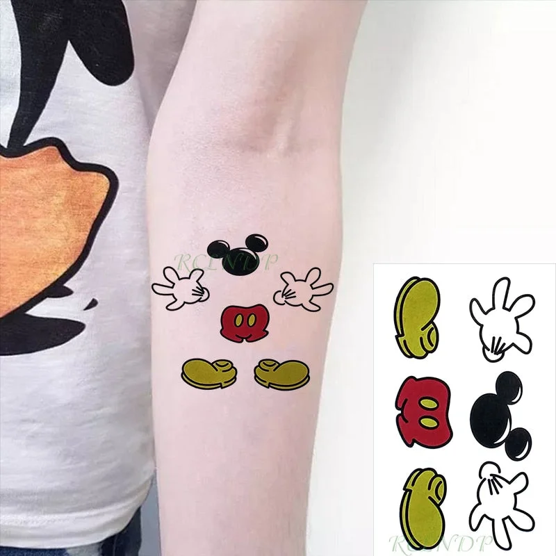 Waterproof Temporary Tattoo Sticker ins Butterfly black white sexy Body Art flash tatoo fake tatto for Women Men