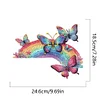 (US Local)Rainbow Butterfly  Diamond Painting Door Corner Sign DIY Door Frame Decor