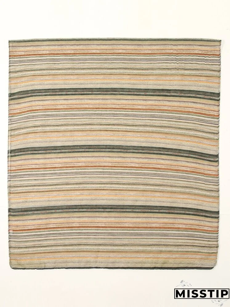 Striped Print Scarf