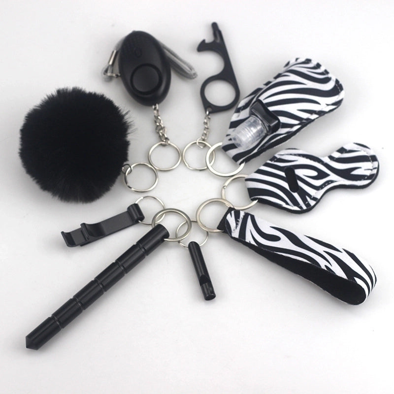 Original Design Self-defense Sunflower Self-defense Self-defense Metal Bag Pendant Self-defense Keychain