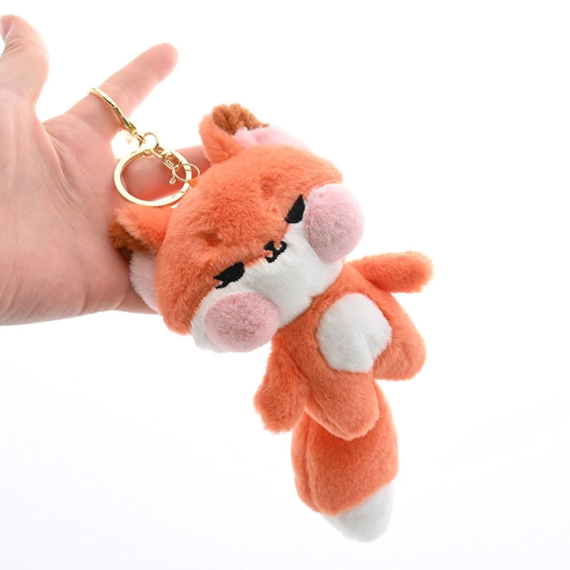 Elegant Cute Animal PP Cotton Plush Unisex Keychain