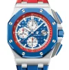 Audemars Piguet 26400SO.OO.A502CA.01 Royal Oak Offshore Blue/Red Dial - New