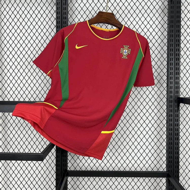 Portugal 2002 Retro Home Football Jersey