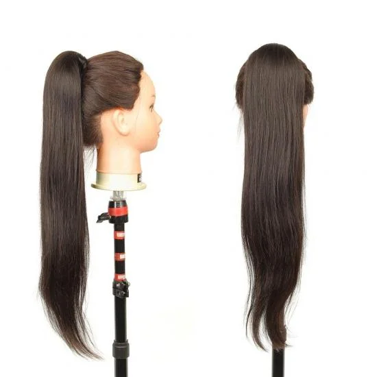  YVONNE Clip In Ponytails For Women Natural Straight 100g/Piece 100% Human Hair Ponytail Extensions 