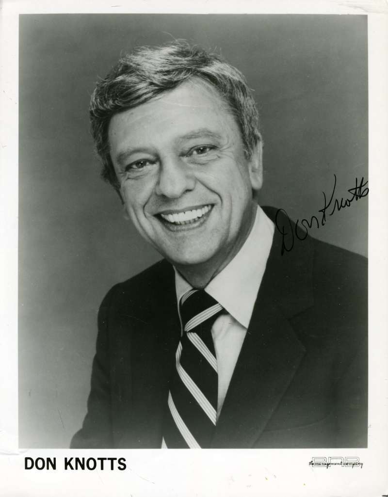 Don Knotts Hand Signed Jsa Coa 8x10 Photo Poster painting Autographed Authentic