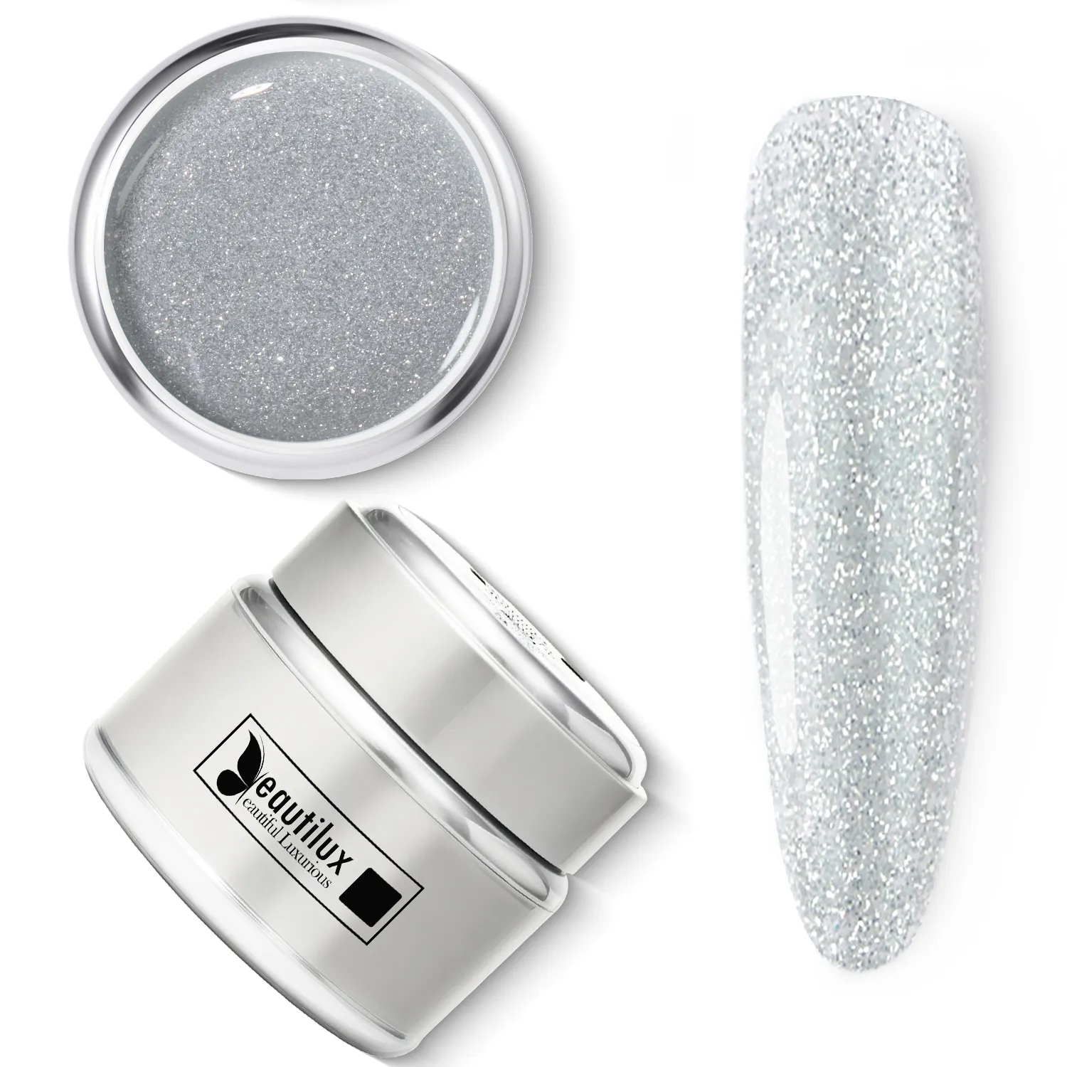 GLITTER HARD BUILDER NAIL GEL |BHBG55-12