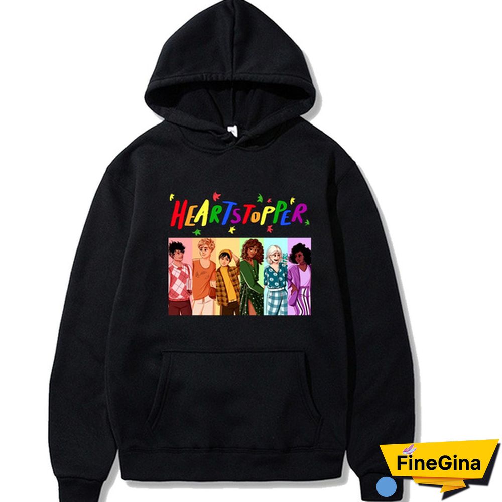 Heartstopper Nick Hoodie Gay Pride June Sweatshirts Cozy Tops Sudadera Felpa Moletom