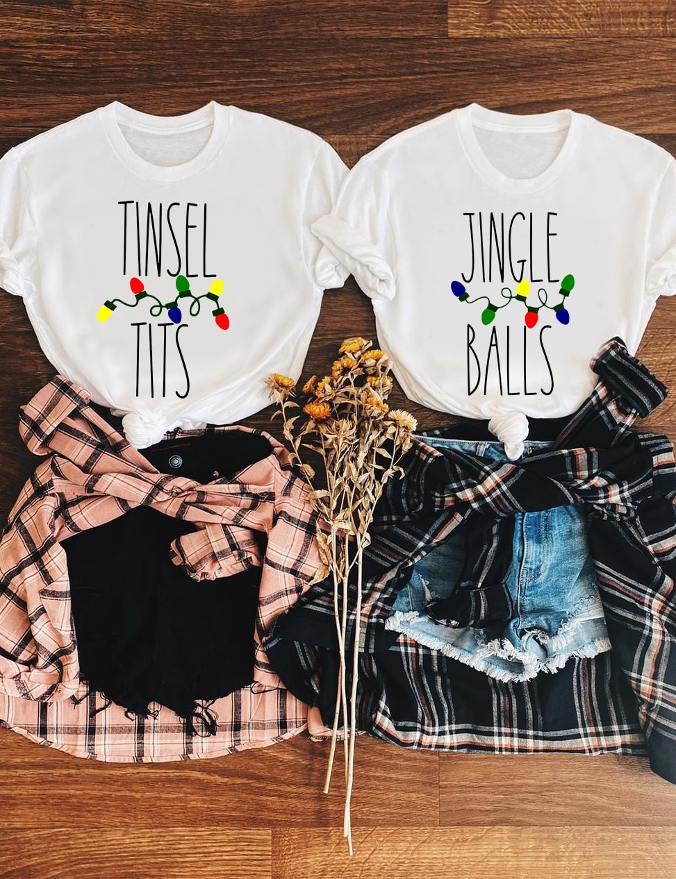Jingle Balls and Tinsel Tits T-Shirt