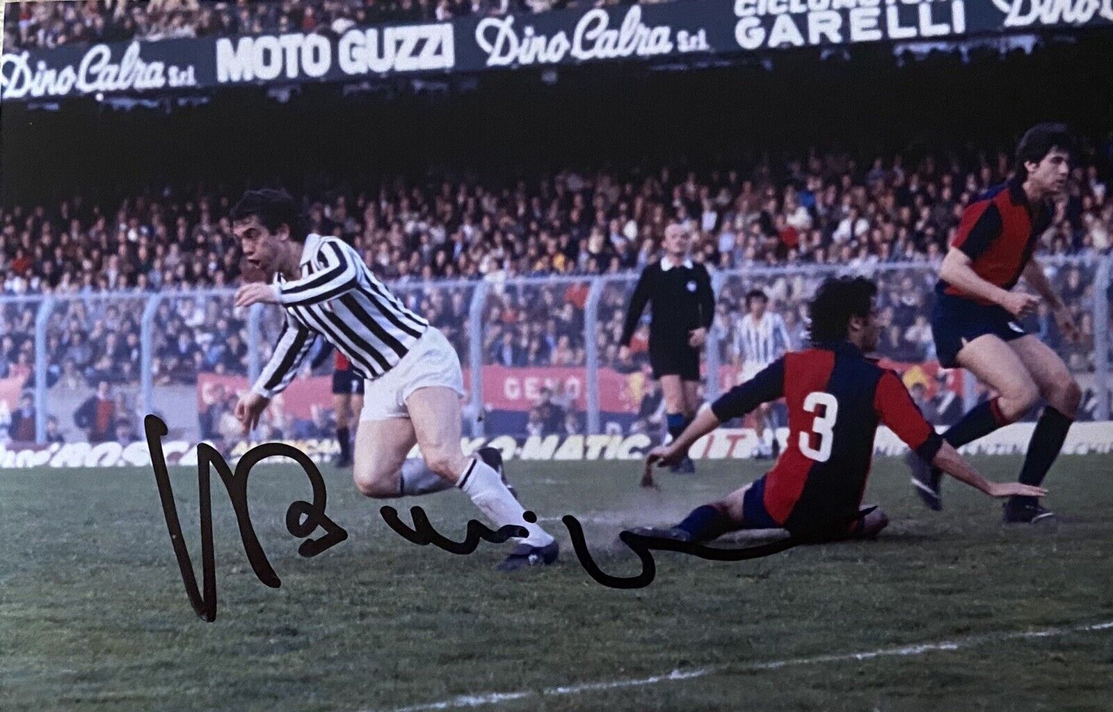 Roberto Boninsegna Genuine Hand Signed Juventus 6X4 Photo Poster painting, See Proof, 6