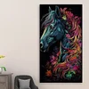 >SALE<5D DIY Full Round Drill Diamond Painting Horse Kit Home Art Decoration (sz4265)
