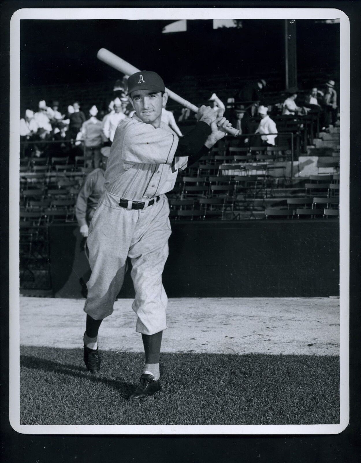 Pete Suder circa 1940's The Sporting News Press Photo Poster painting Philadelphia A's