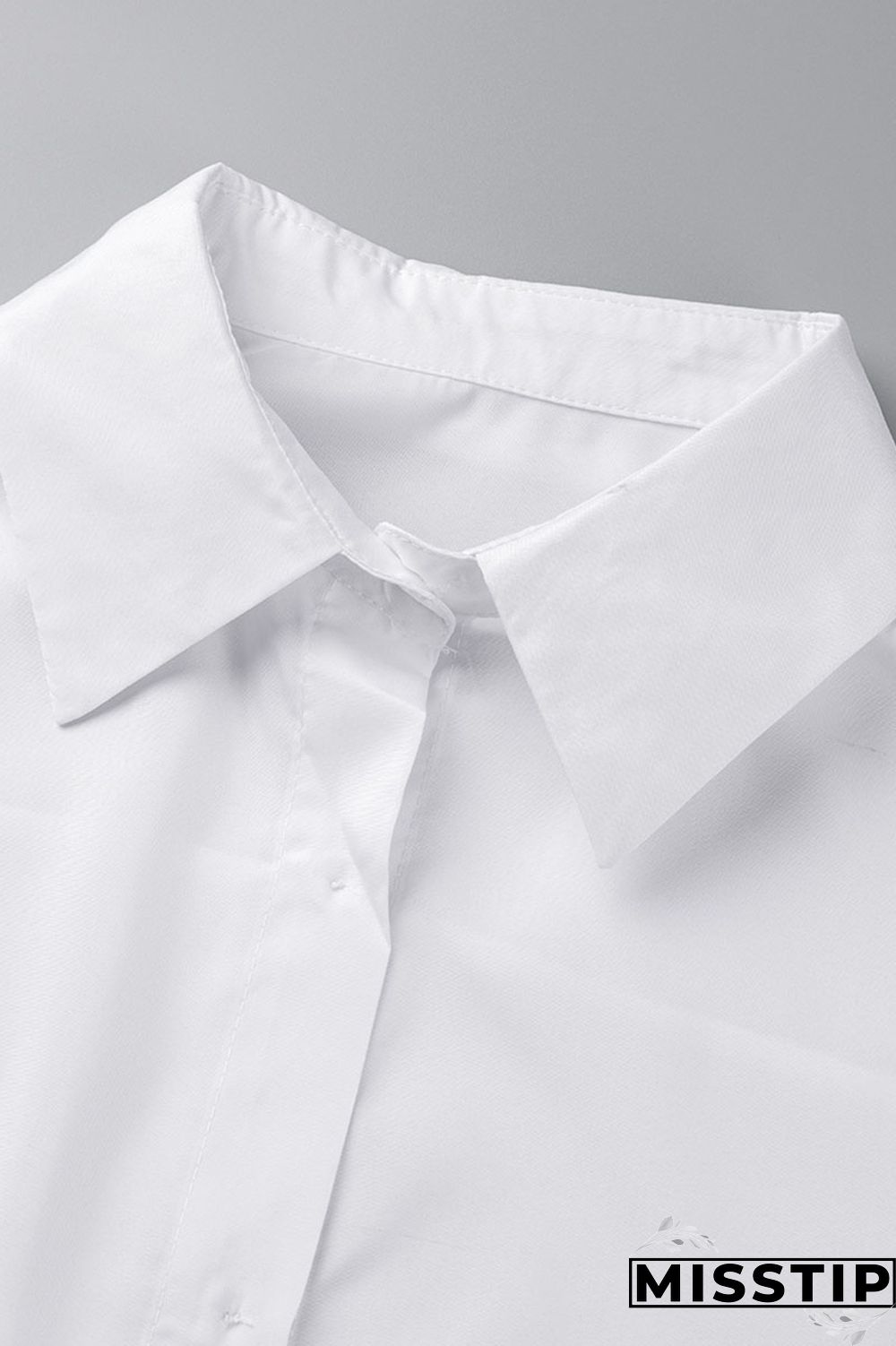 Rose Red Casual Solid Patchwork Buckle Turndown Collar Shirt Dress Dresses