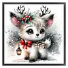 Deer-18CT Stamped Cross Stitch 30*30cm/11.81*11.81in tapestrymarket