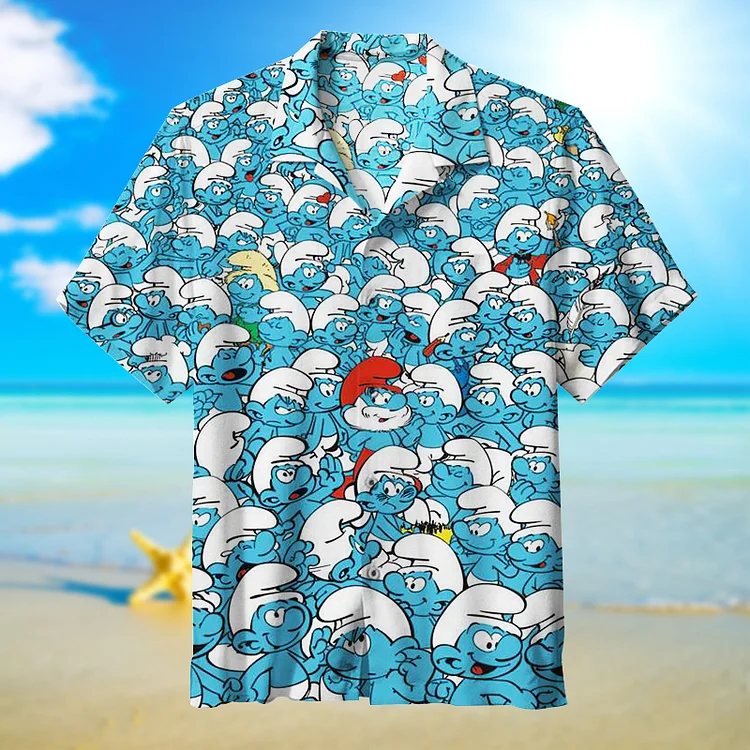 Les Schtroumpfs |Unisex Hawaiian Shirt