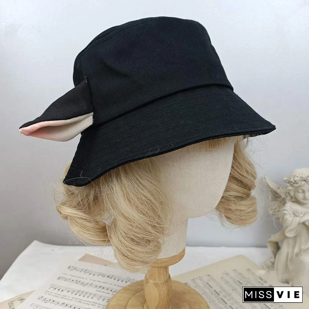 Casual Sheep Ears Fisherman Hat