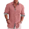 Casual Men's Cotton Linen Shirt
