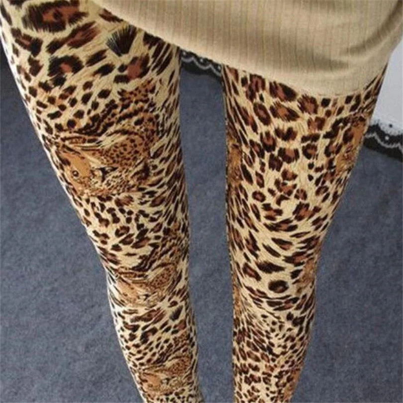 CUHAKCI Fitness Clothing Sexy Legging Leopard Leggings Women Sportswear Activewear Pants Printing  High Waist Pants