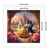 Dancing Beauty And The Beast-14CT Stamped Cross Stitch 50*50cm/19.69*19.69in tapestrymarket