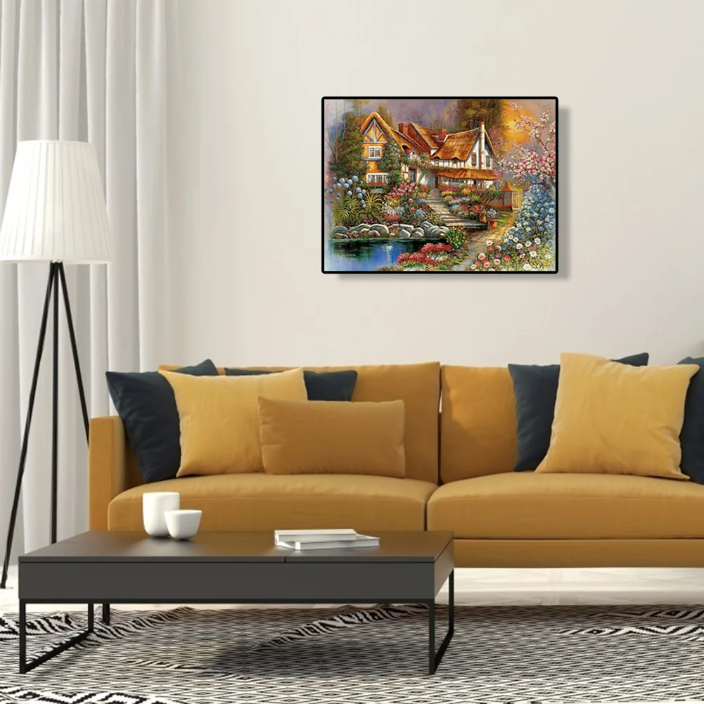 Diamond Painting - Full Round Drill - House