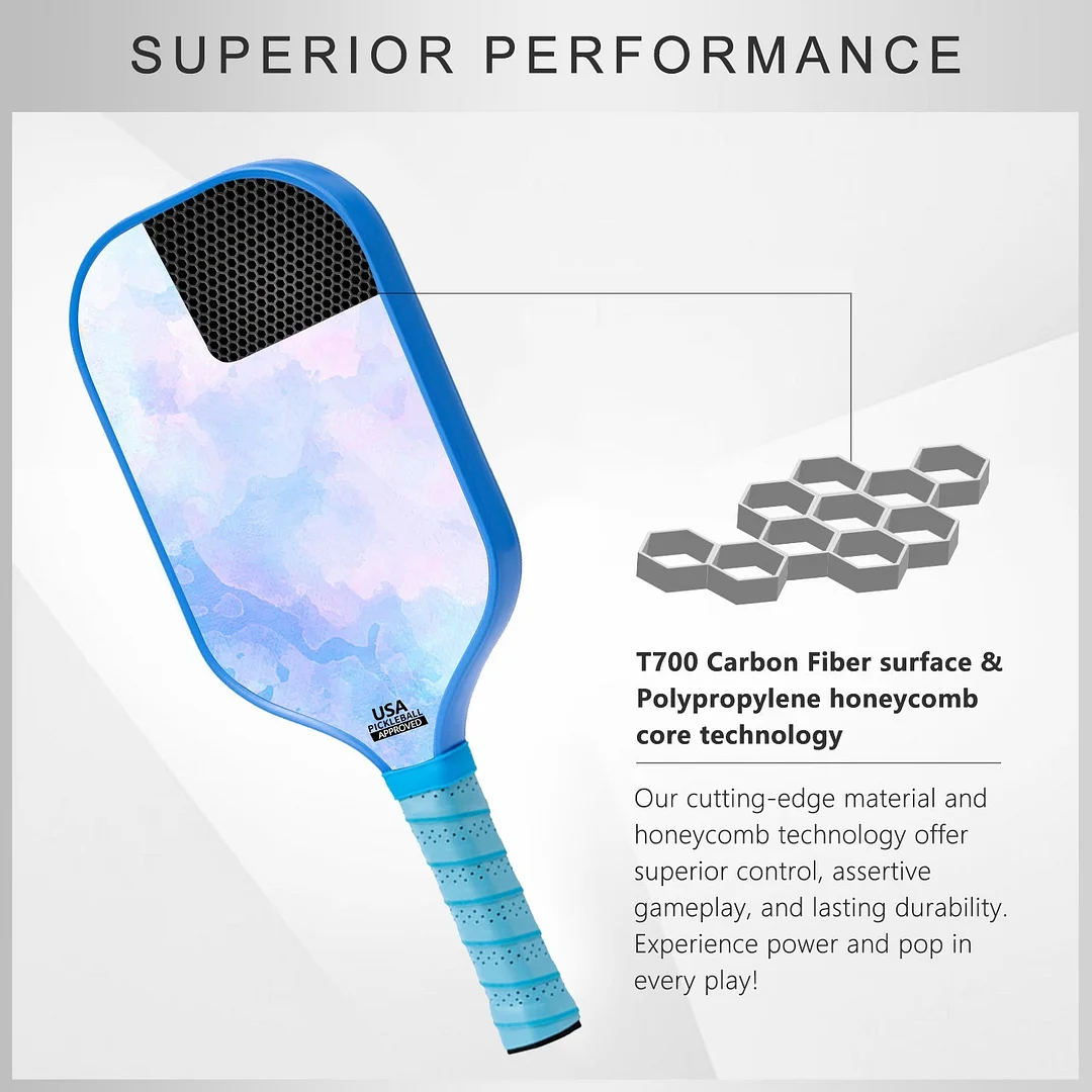 Original Paddle (16mm) T700 Sandblasted Carbon Fiber-Luminous Layers Paddle