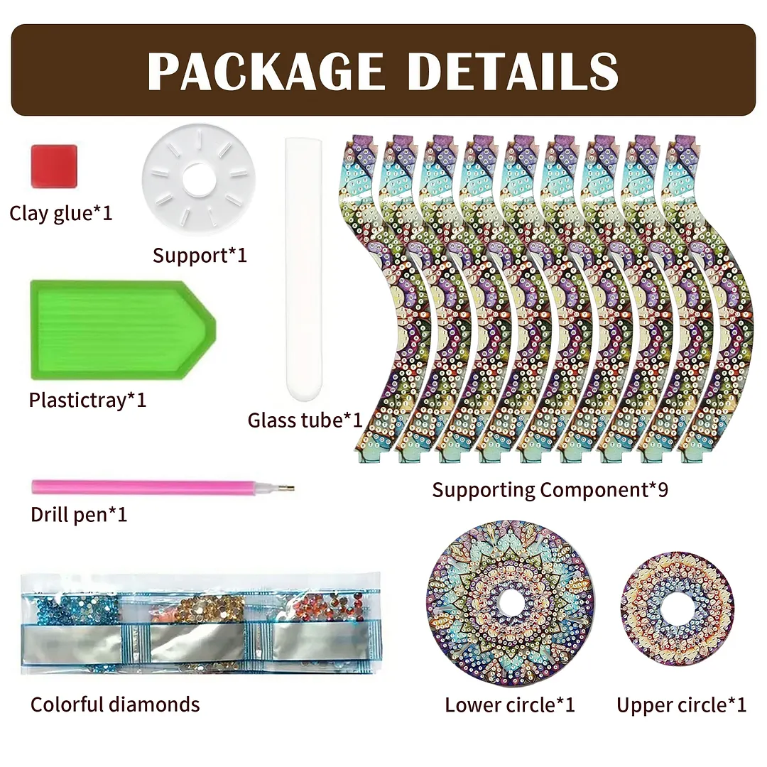 Book Diamond Painting Kit DIY Vase Wooden 3D Craft Mosaic Art Decoration