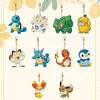 10pcs Pok&eacute;mon Diamond Painting Double Sided Keychains