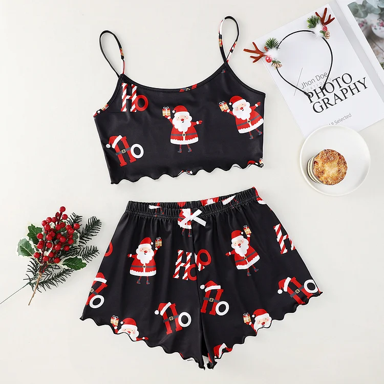 Iris's Christmas Lightweight Sleepwear Set