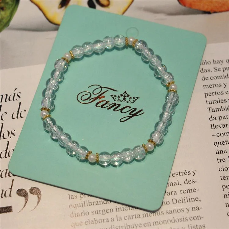 Natural Stone Glaze Crystal Bracelet