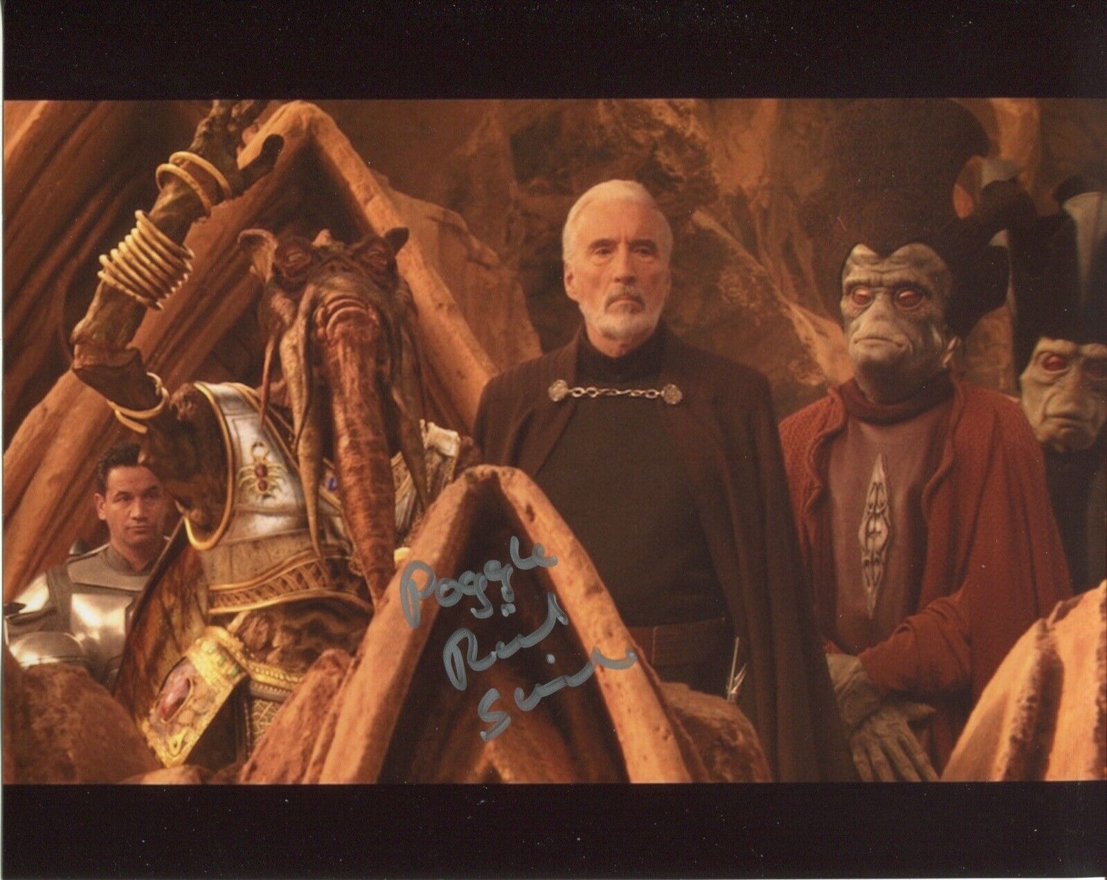 Star Wars Revenge of the Sith actor Richard Stride signed 8x10 Photo Poster painting