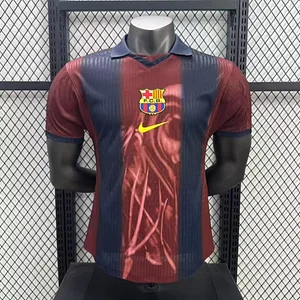 2025 Barcelona Travis Scott co-branded player version football jersey 1:1 Thai Quality