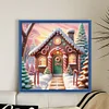 Xmas House-11CT Stamped Cross Stitch 50*50cm