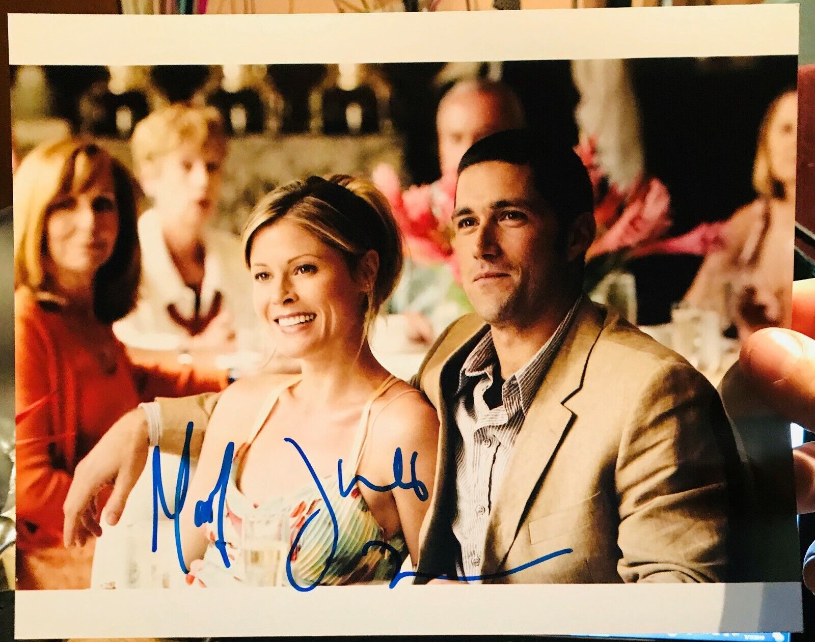 Lost autographed Photo Poster painting signed 8X10 #9 Matthew Fox Julie Bowen