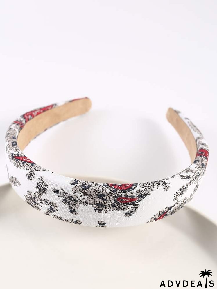 Floral Print Headband