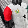 Player Version 2026 Ghana White with Black Star and Red-Green Sleeves Jersey
