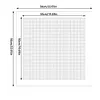 2pcs/5pcs set Large Diamond Painting Blank Canvas with Glue - Round/Square Blank Grid Canvas Empty for Customized Projects Multiple Size Options DIY Diamond Art Accessories