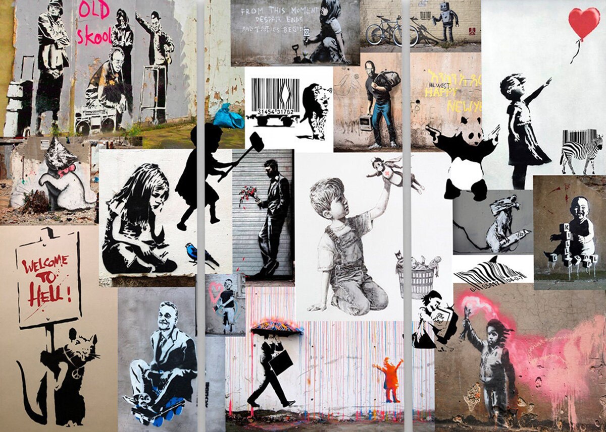 Street Art Graffiti Posters and Prints Modern Abstract Art Canvas Painting Wall Art Pictures Home Bar Room Decoration