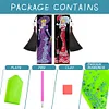 2pcs DIY Diamond Painting Leather Bookmark Lady Mosaic Craft Art