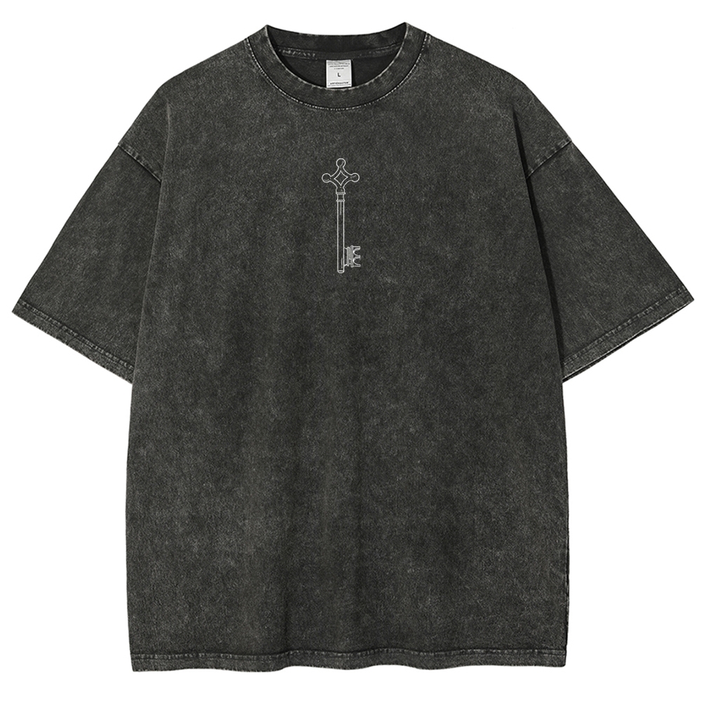 Attack On Titan Unisex Fit Washed T-Shirt 2503000078