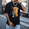*Bear Design Printed T-shirt by Inlyline
