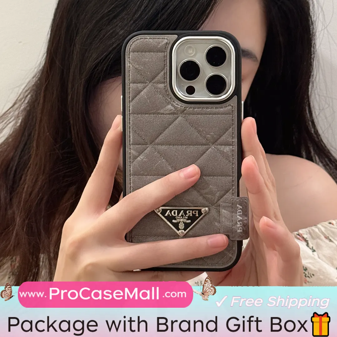PRADA PREMIUM SNOW MOUNTAIN LEATHER APPLE IPHONE CASE