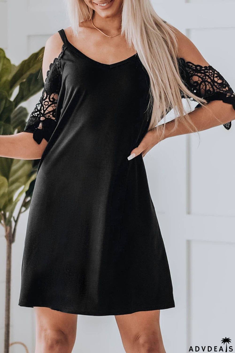 Cold Shoulder Mini Dress