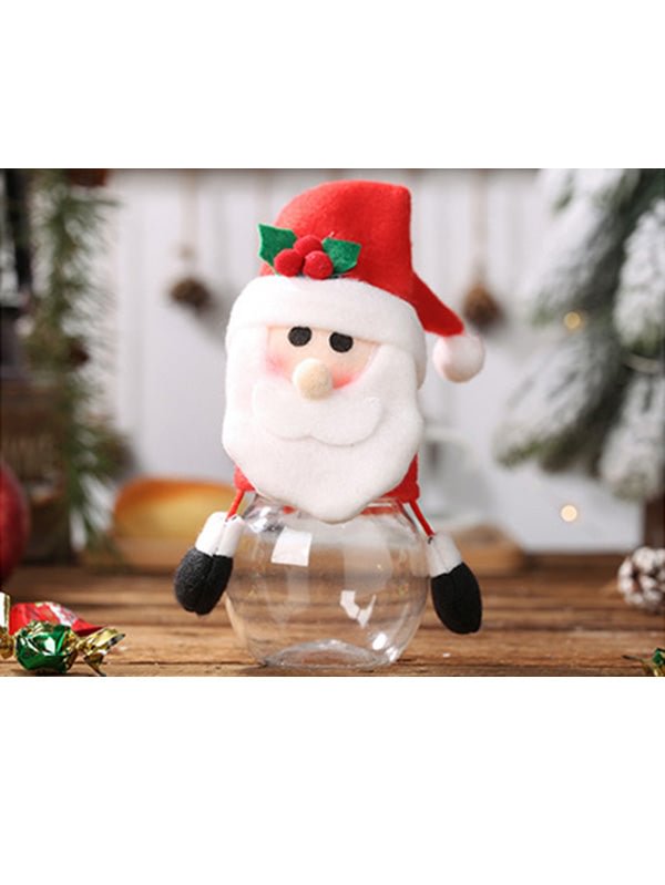 Portable Christmas Santa Kid Candy Jar-elleschic