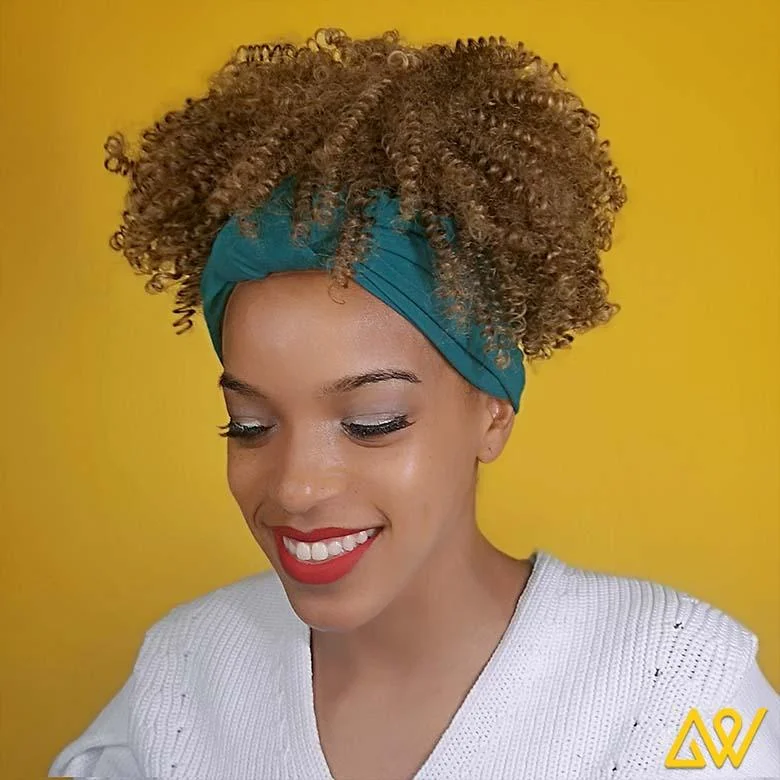 Teal | Wrap-Wig (2 in 1)| -AW113