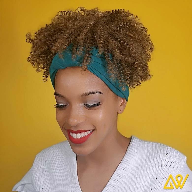 Teal | Wrap-Wig (2 in 1)| -AW113