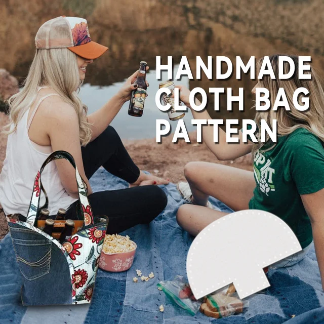 Cute Basket Bag Pattern Template—With Tutorial