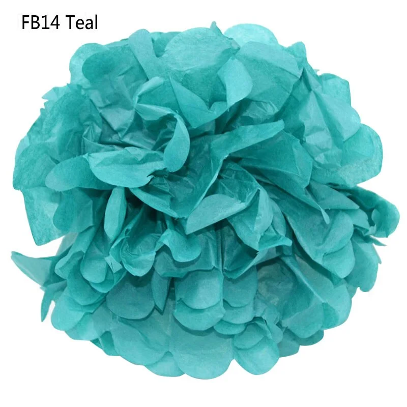 5PCS Handmade 6 (15CM) Tissue Paper Pom Poms Paper Flower Ball For Home Garden Party Wedding Birthday&Wedding Car Decoration