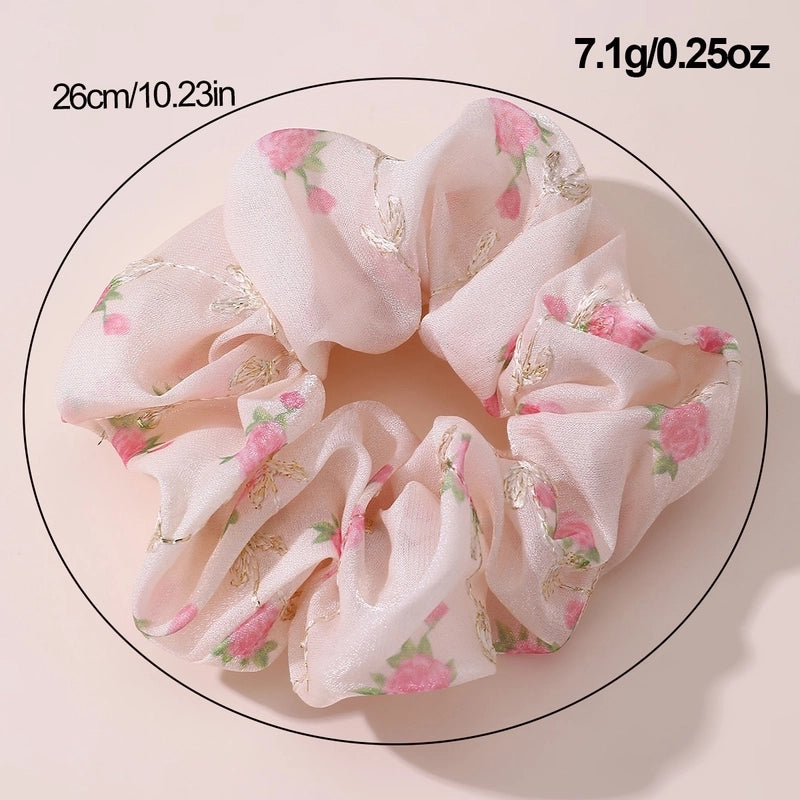 Women’s Sweet Minimalist Ditsy Floral Polyester Hair Clip Hair Band Hair Tie